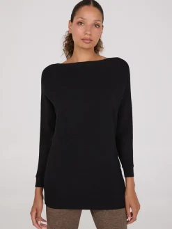 3/4 Dolman Sleeve Ottoman Stitch Sweater