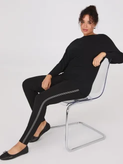 3/4 Dolman Sleeve Ottoman Stitch Sweater