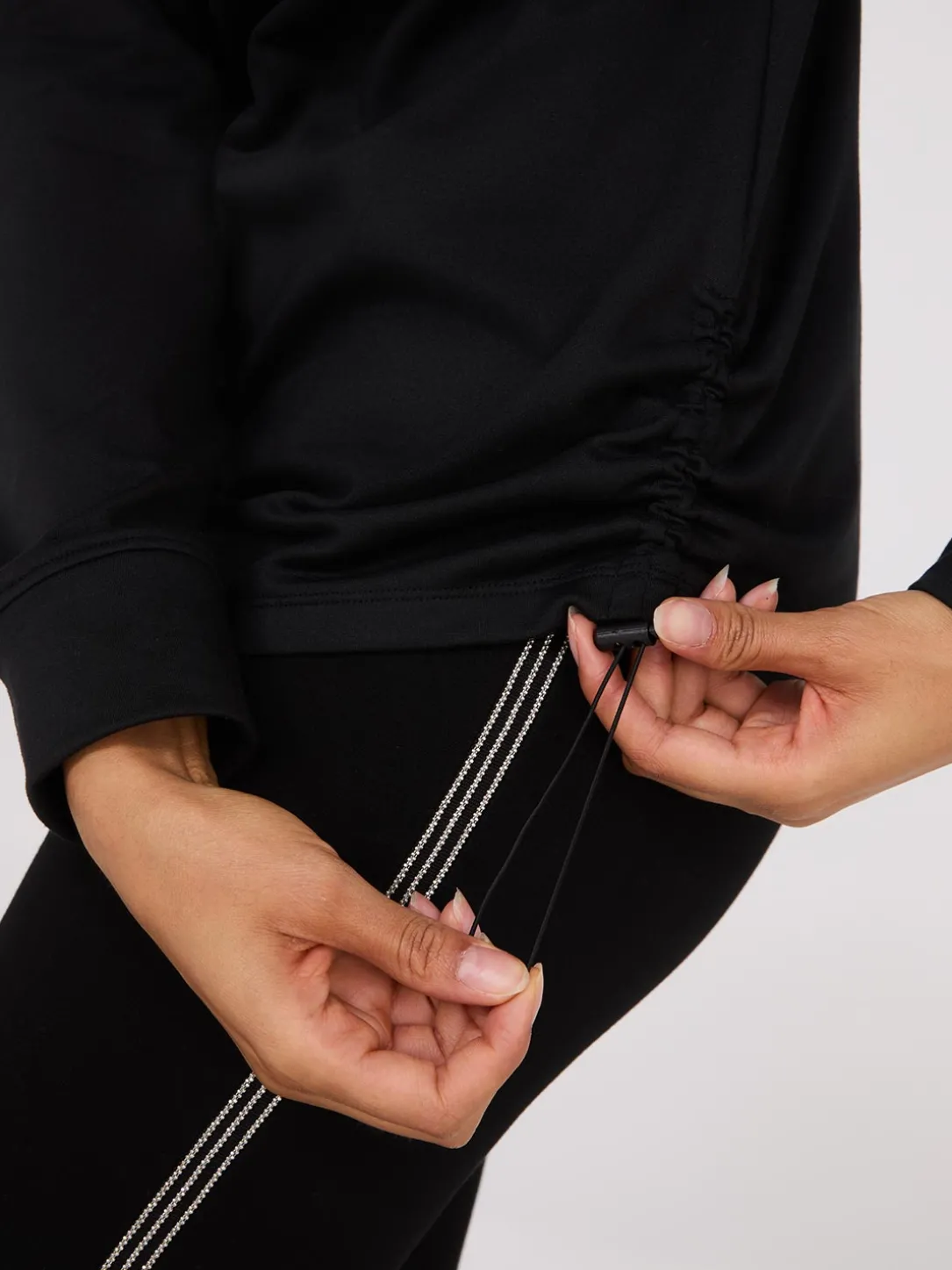 Adjustable Side Hoodie