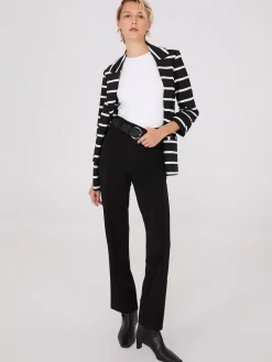Belted Front Pintuck Pants