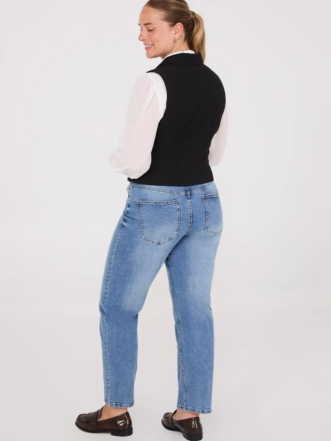3-Button Notch Collar Vest