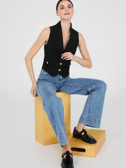 3-Button Notch Collar Vest