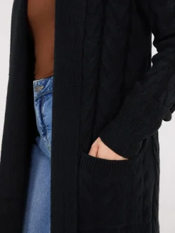 Cable Knit Duster