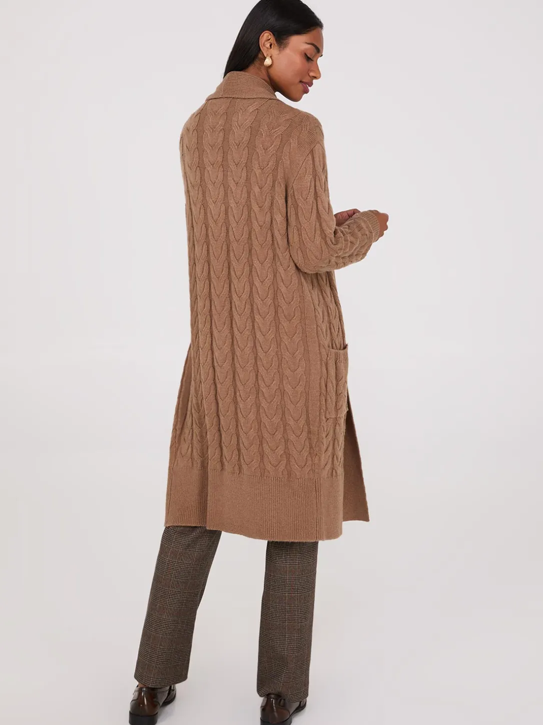 Cable Knit Duster