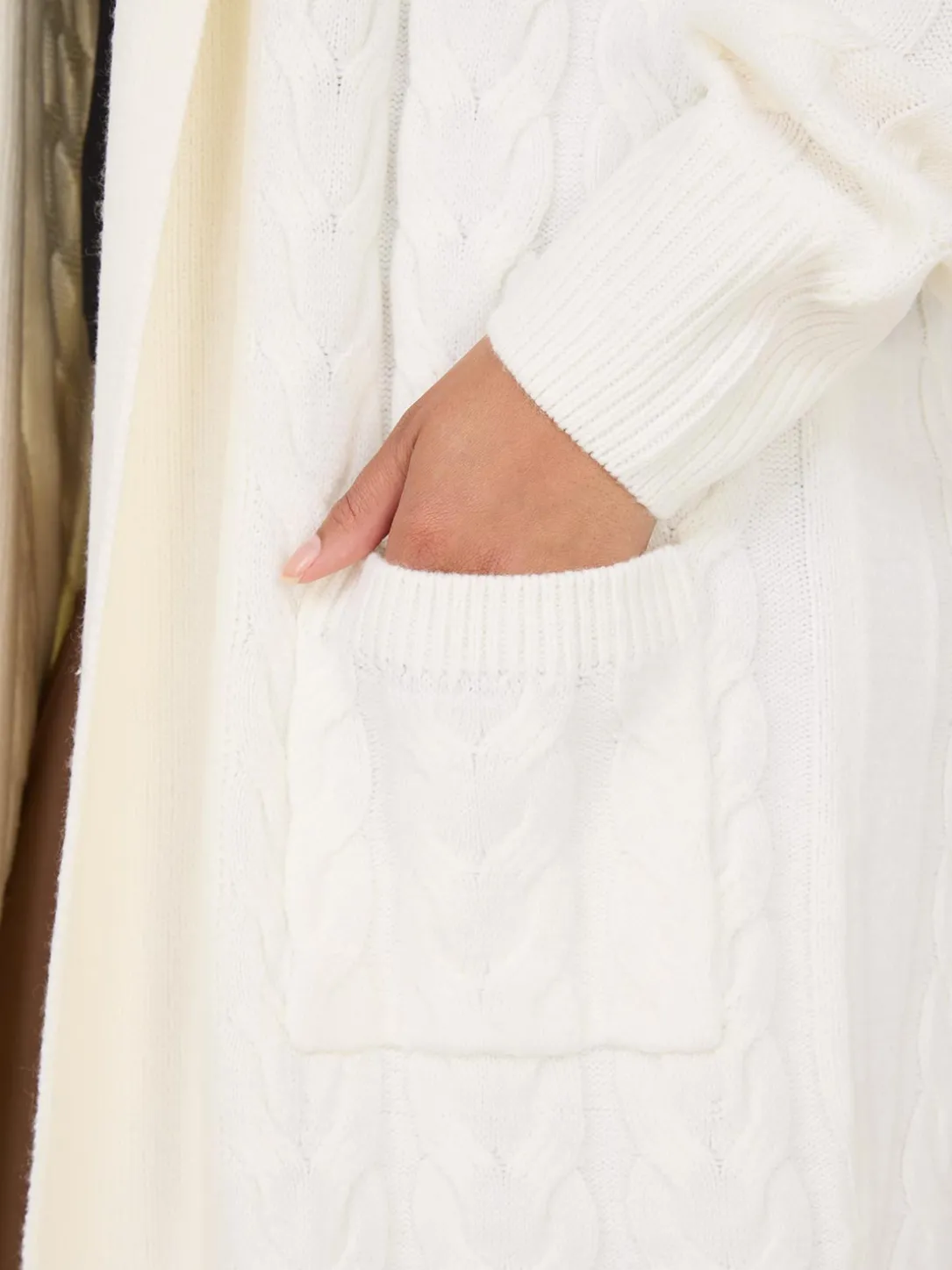 Cable Knit Duster