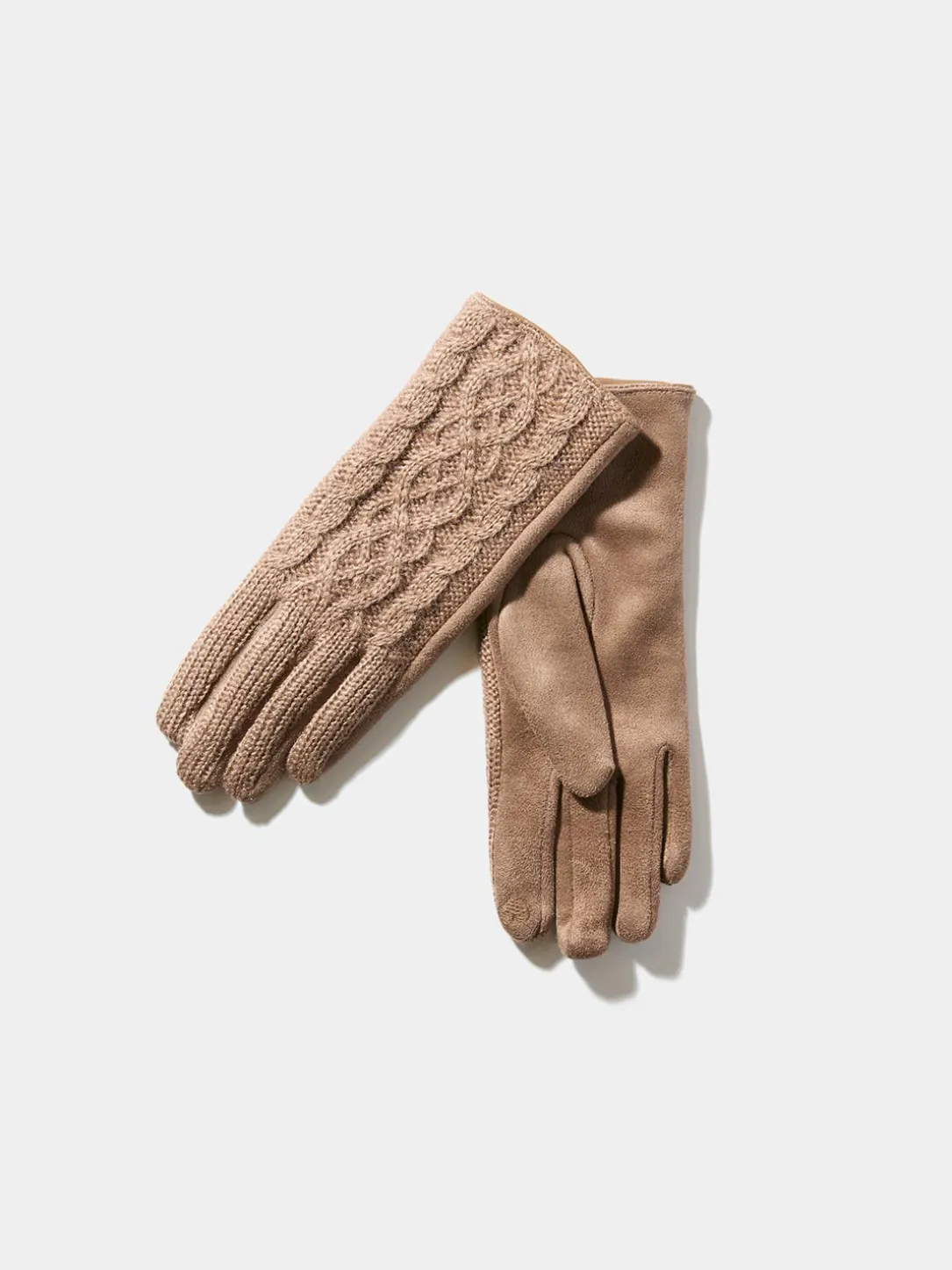 Cable Knit ITouch Gloves