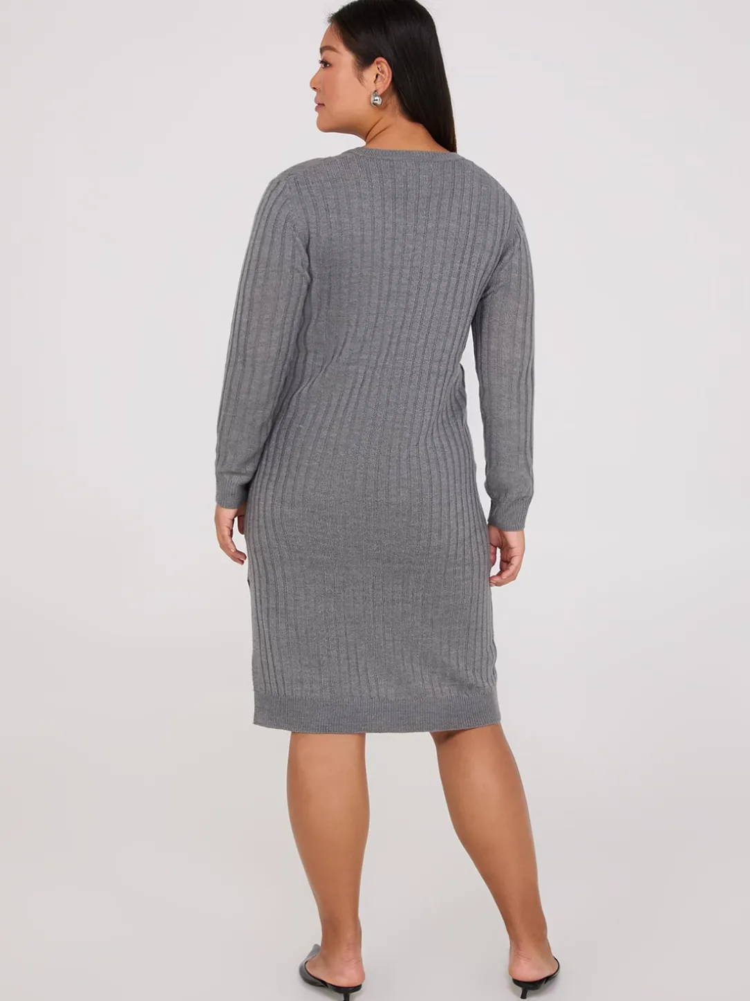 Cable Knit Sweater Dress