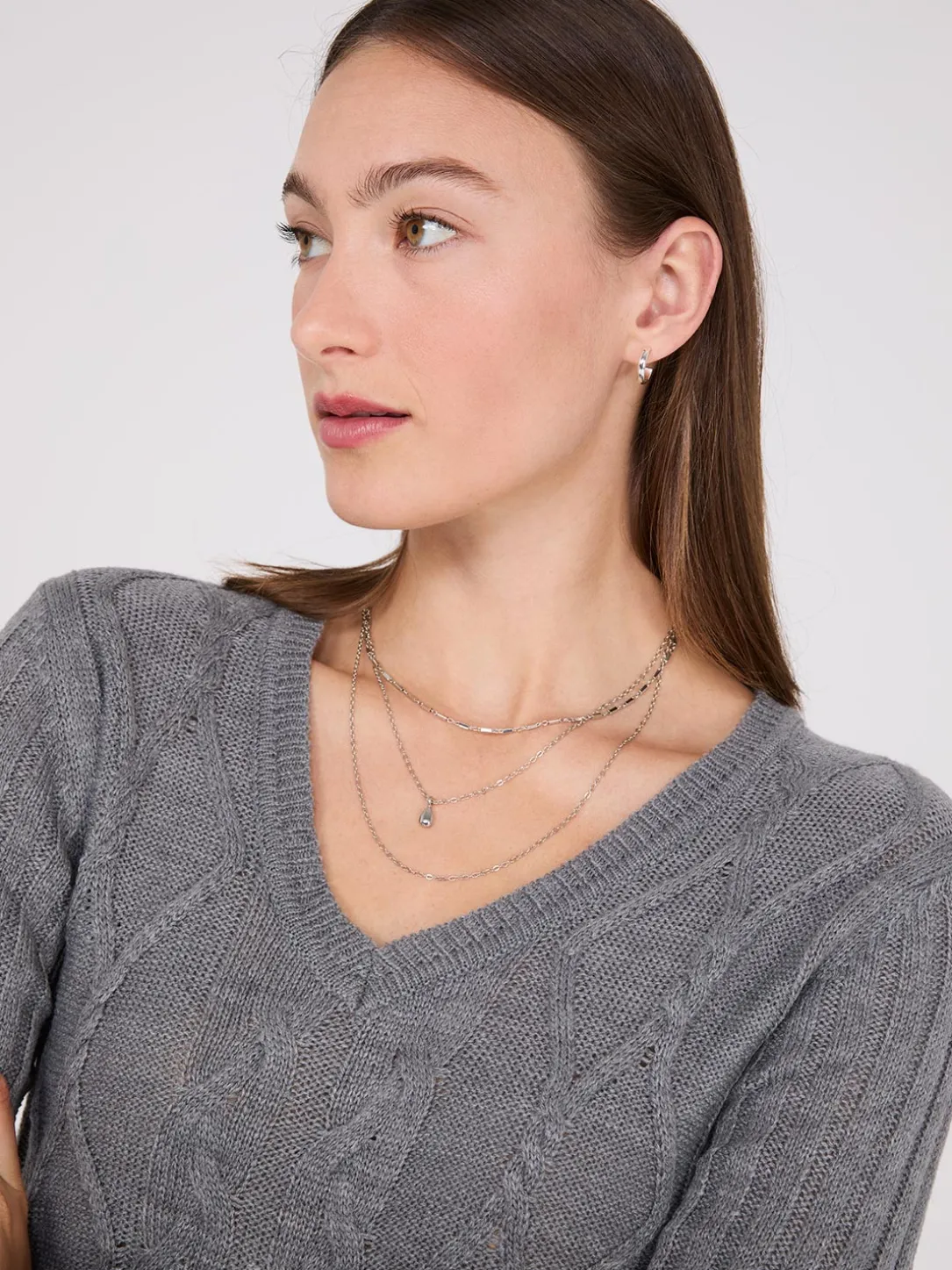 Cable Knit Sweater Dress