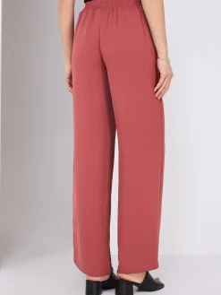 Classic Rise Wide-Leg Pants