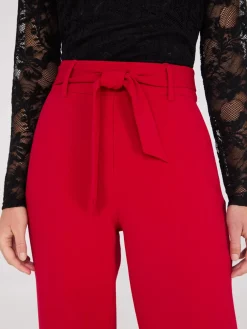 Crepe Sash Pants