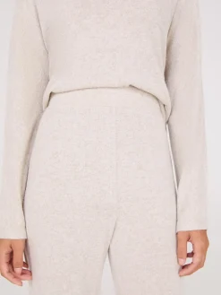 Dolman Sleeve Melange Pajama Set