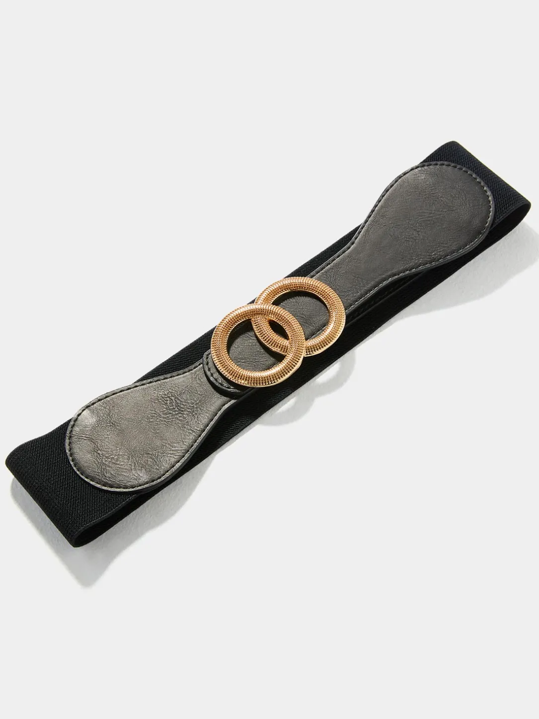 Double Carved Ring Buckle Belt