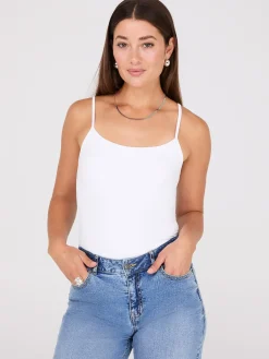 Double Layer Spaghetti Strap Cami