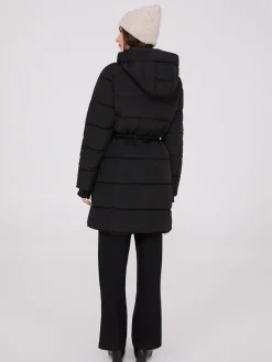 Drawstring Waist Puffer Jacket