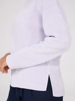 Drop Shoulder Chenille Top