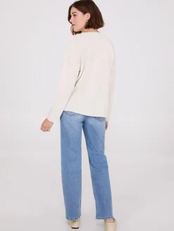 Drop Shoulder Chenille Top