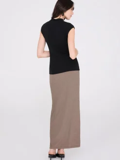Extended Sleeve Funnel Neck Top