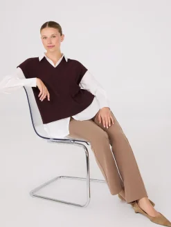 2-Fer Blouse With Short Sleeve Top