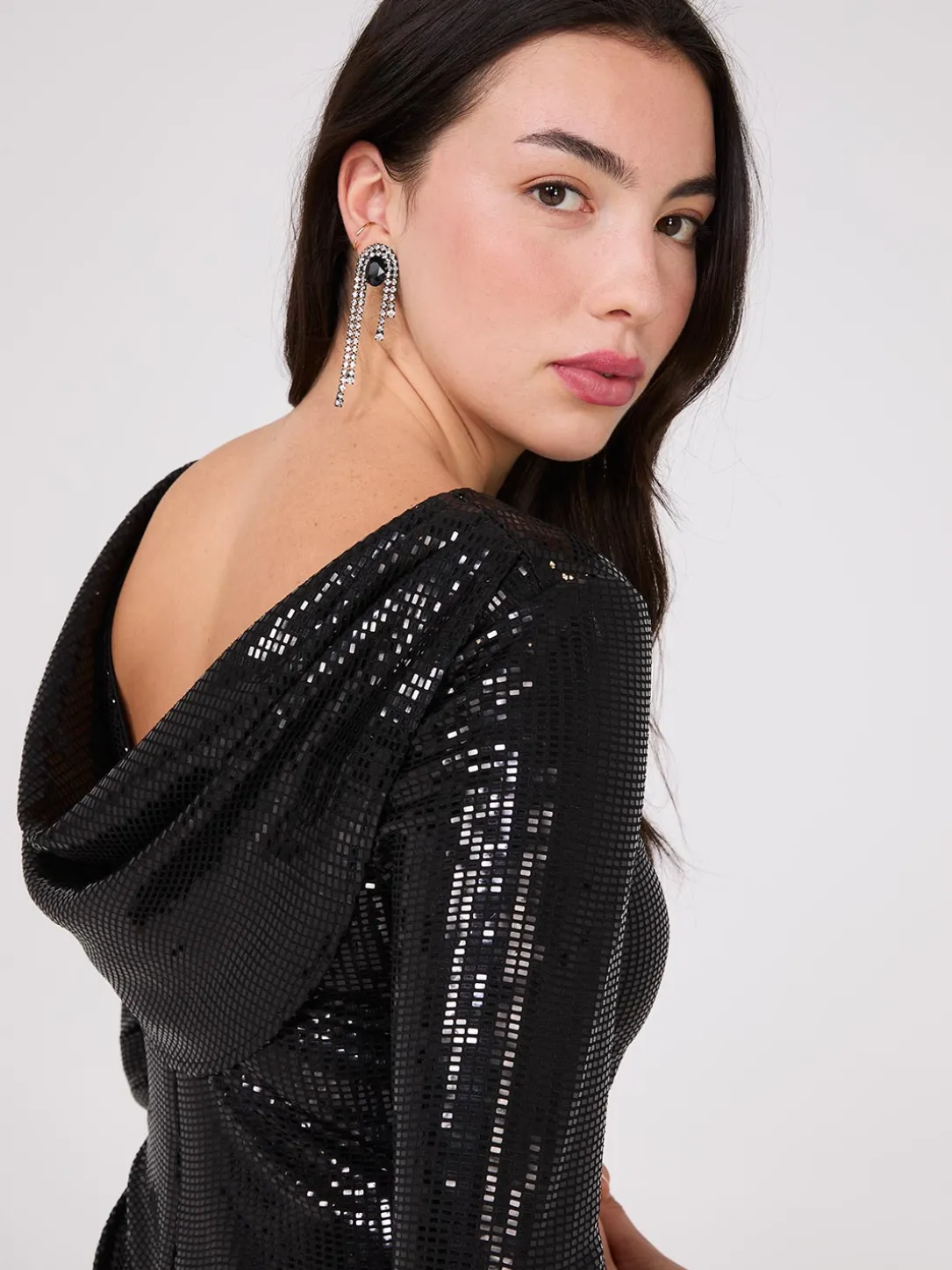 Fitted Sequin Dress