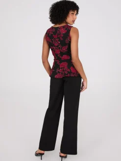 Floral Peplum Top