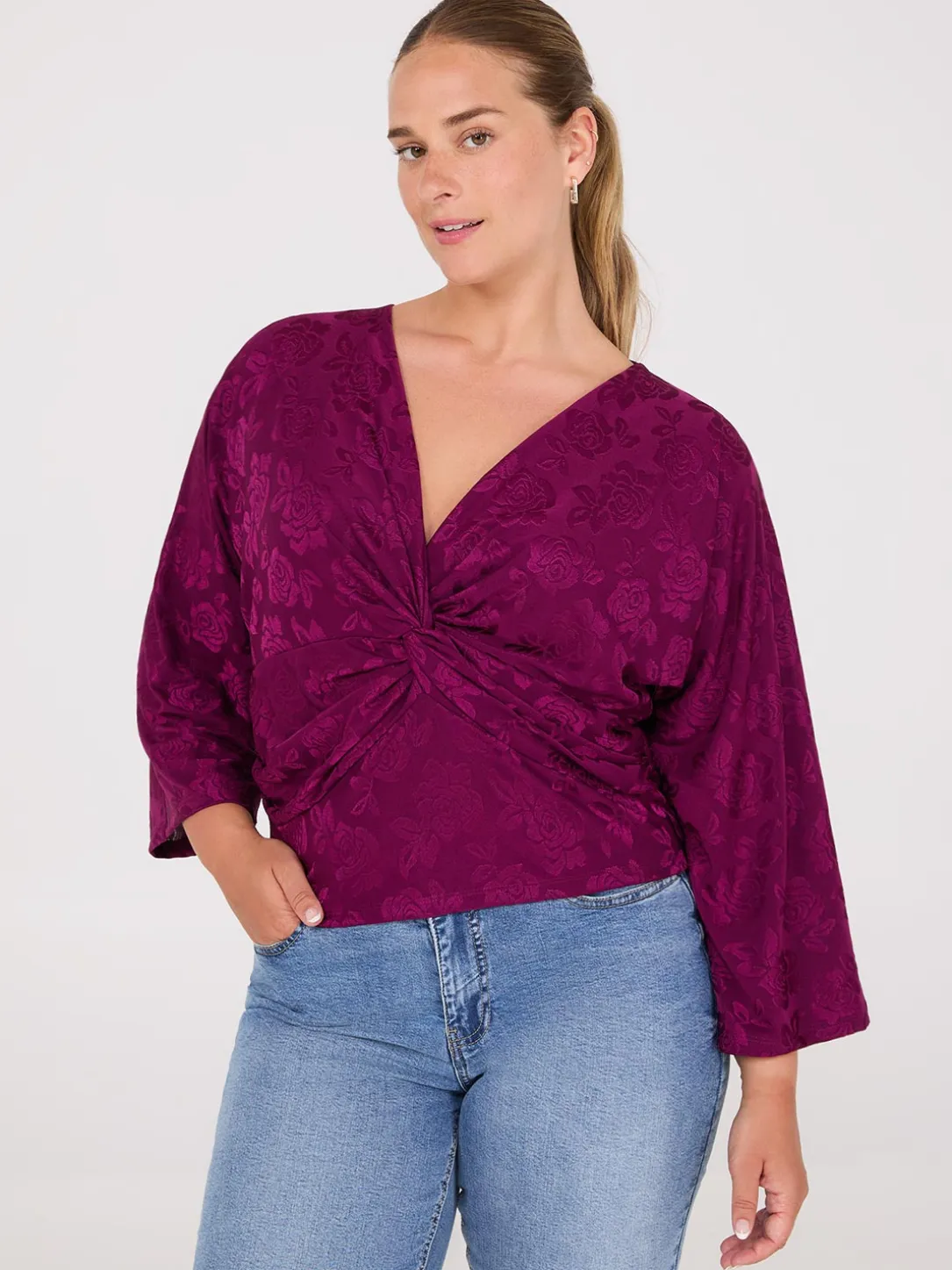 Front Knot Kimono
