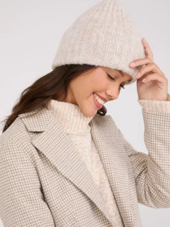 Fuzzy Ribbed Beanie