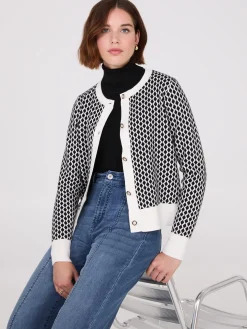 Geo Print Cardigan