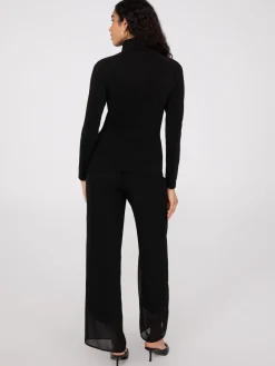 Glitter Turtleneck Top