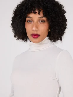 Glitter Turtleneck Top