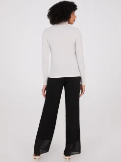 Glitter Turtleneck Top