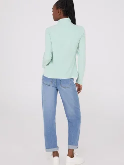 Half-Zip Polar Fleece Top