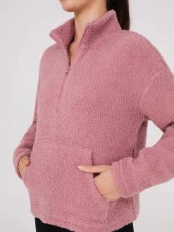 Half-Zip Sherpa Sweater