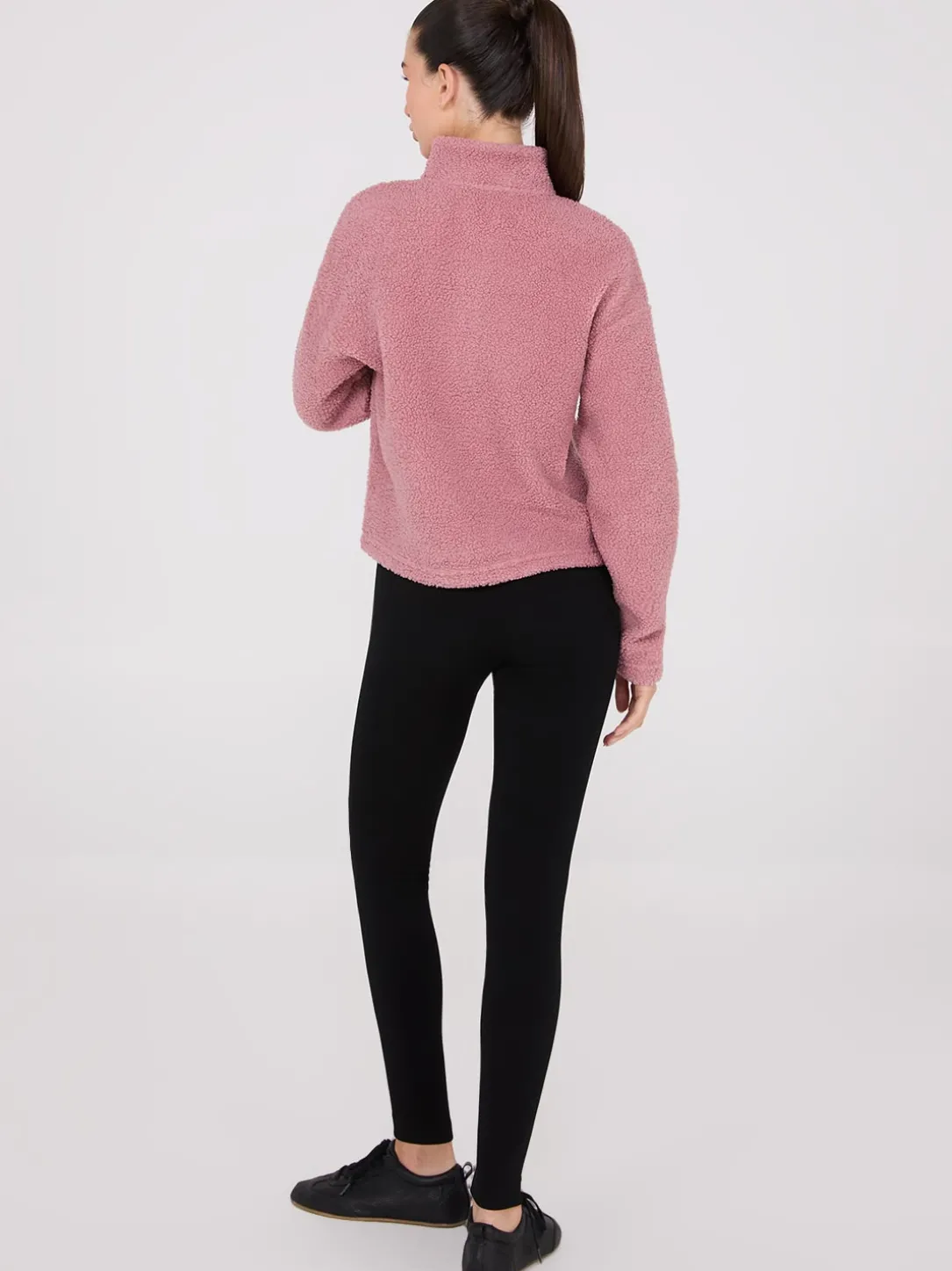 Half-Zip Sherpa Sweater