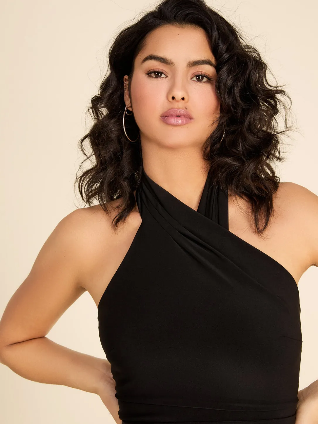 Halter Neck Fitted Gown