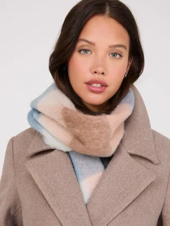 Heavy Brushed Check Plaid Scarf