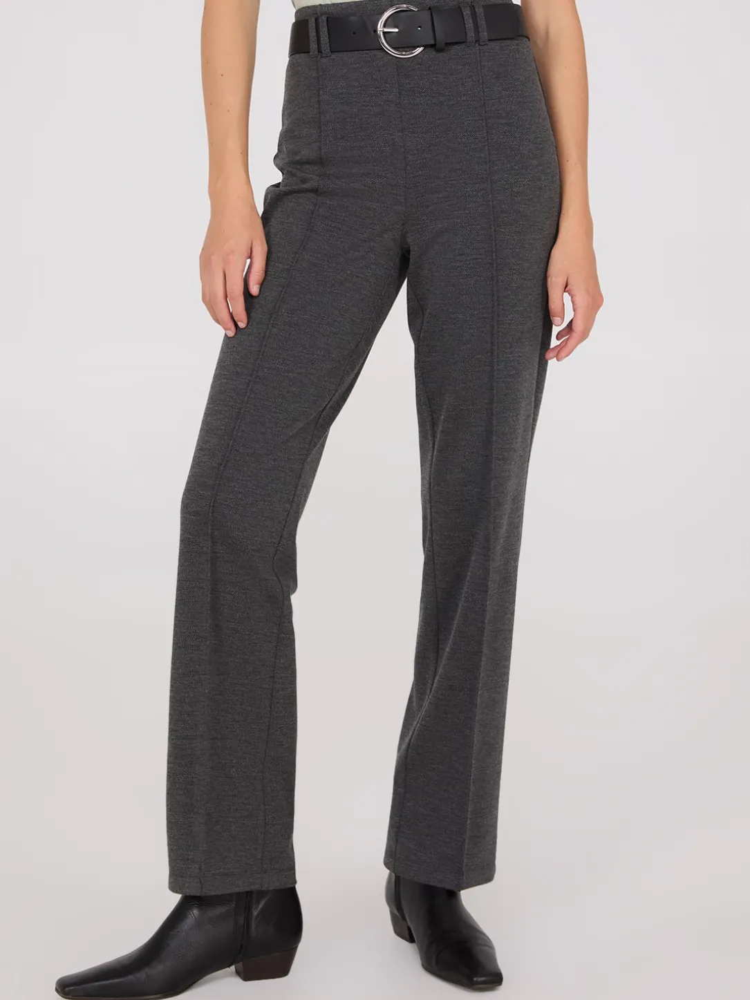 High Rise Straight Leg Pants