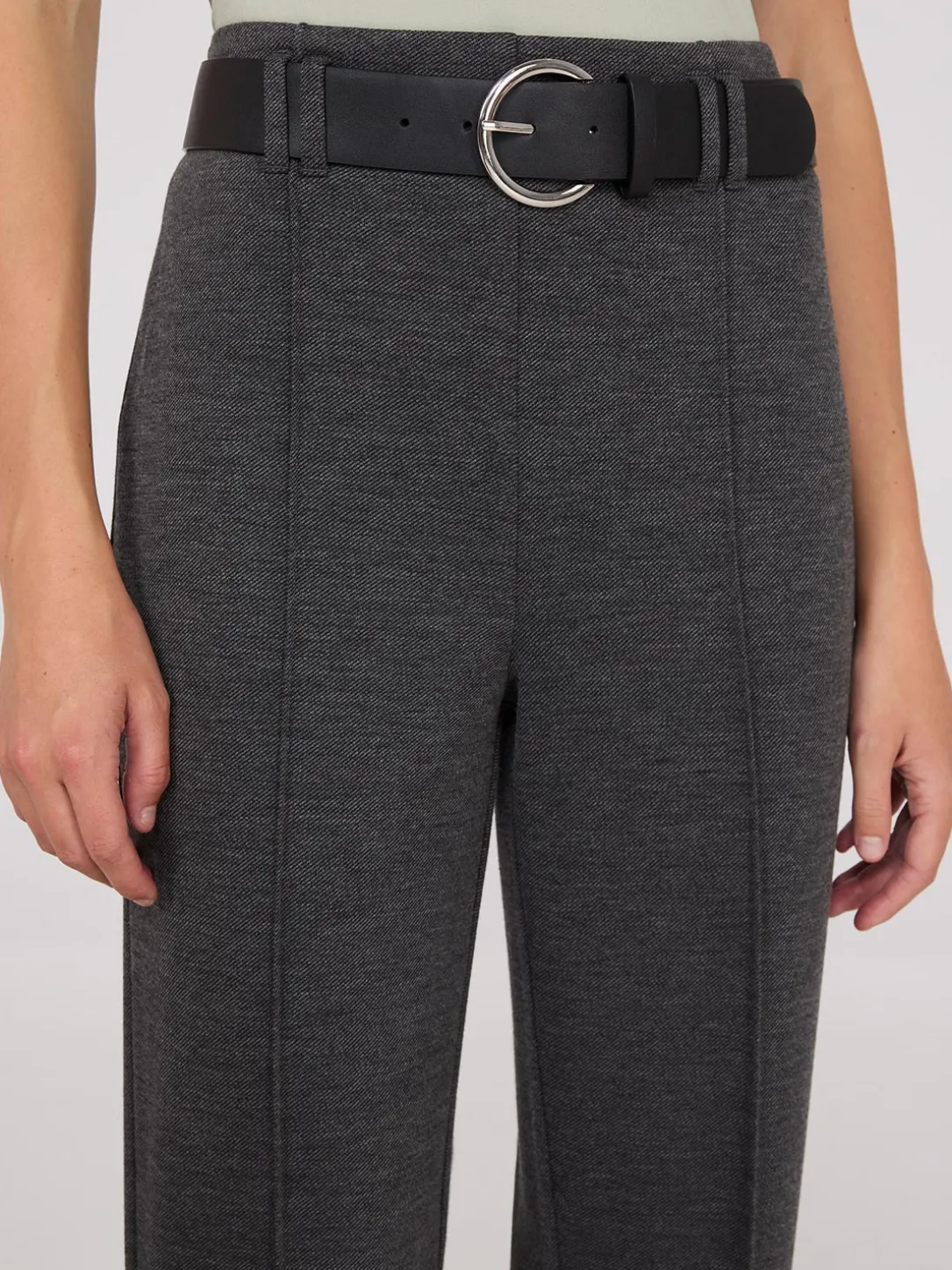 High Rise Straight Leg Pants