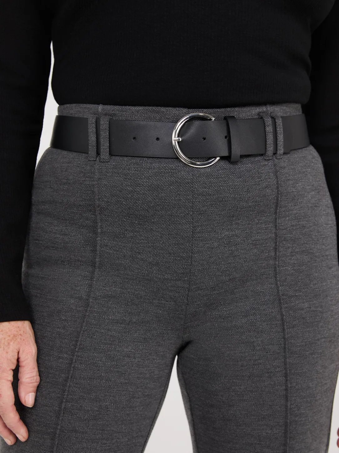 High Rise Straight Leg Pants