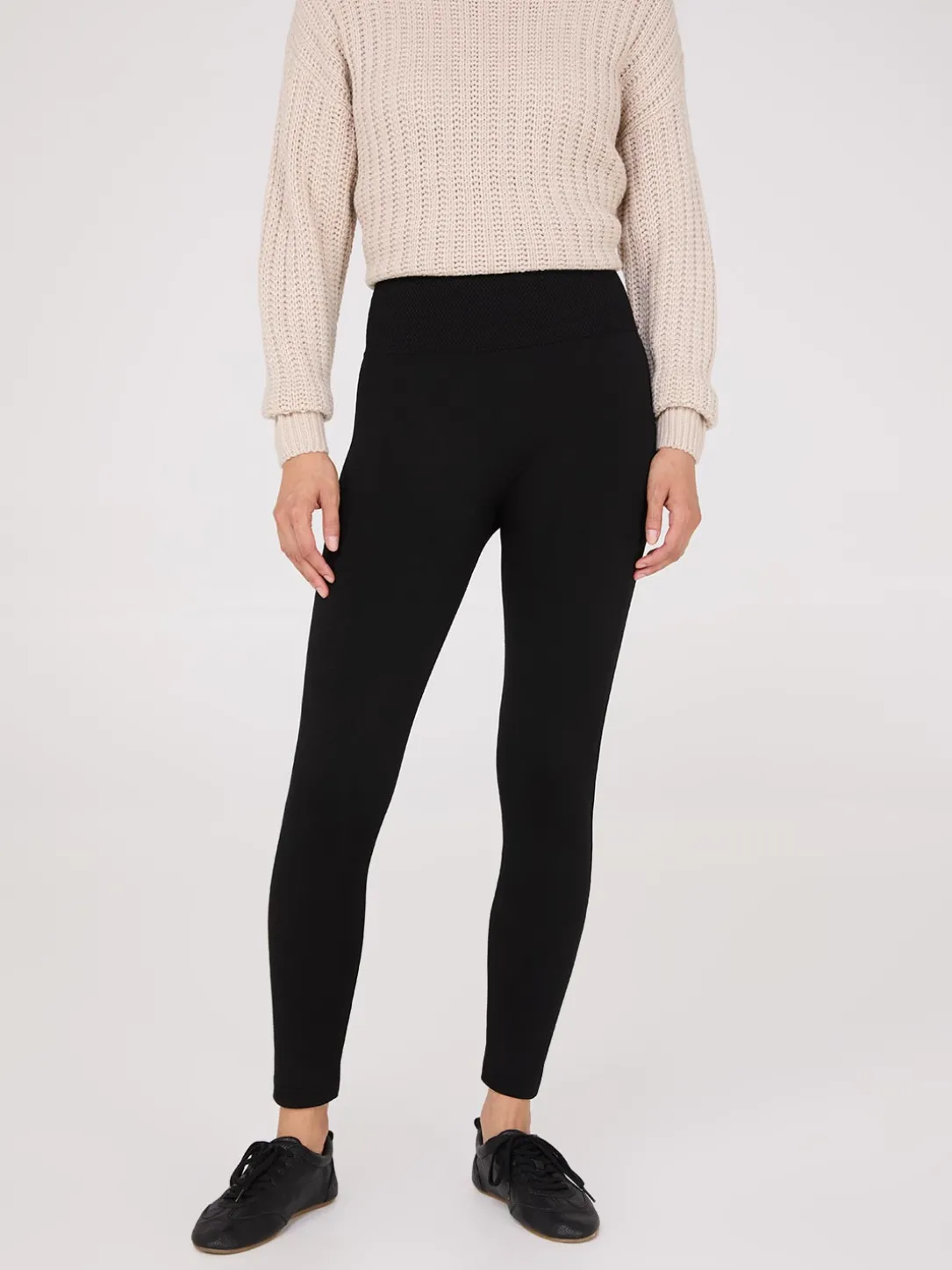 High-Rise Fleece Lined Seamless Leggings
