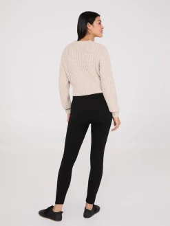 High-Rise Fleece Lined Seamless Leggings