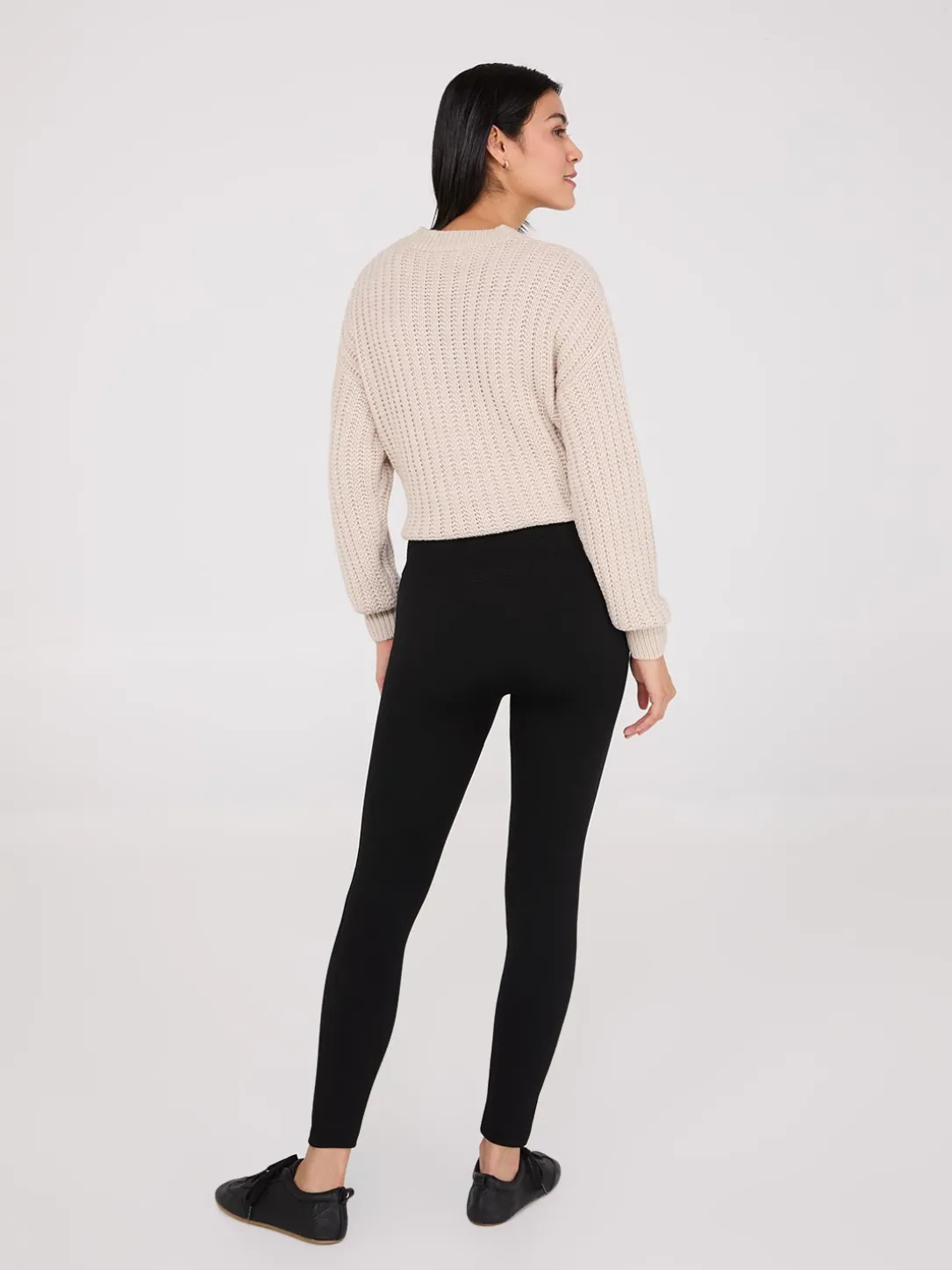 High-Rise Fleece Lined Seamless Leggings