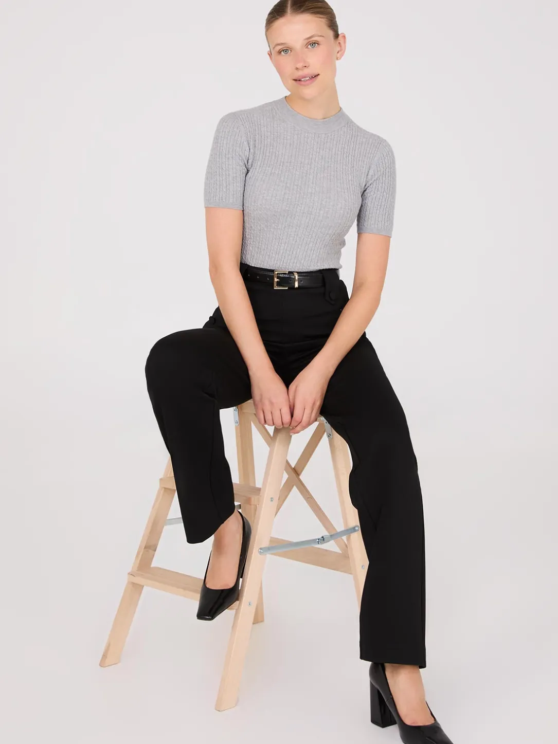 High-Rise With Button Details
