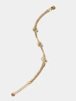 Jewelled Flower Bracelet