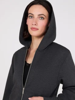 Kangaroo Pocket Zip-Up Hoodie