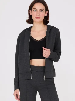 Kangaroo Pocket Zip-Up Hoodie