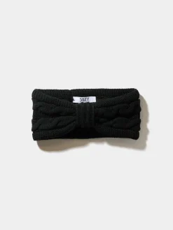 Knit Headband With Fleece Lining