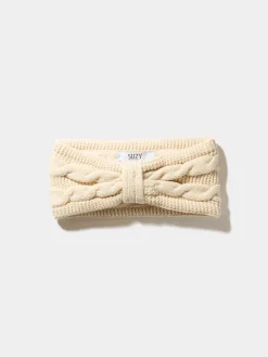 Knit Headband With Fleece Lining