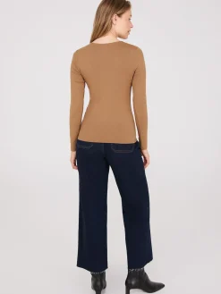 Long Sleeve Round Neck Top
