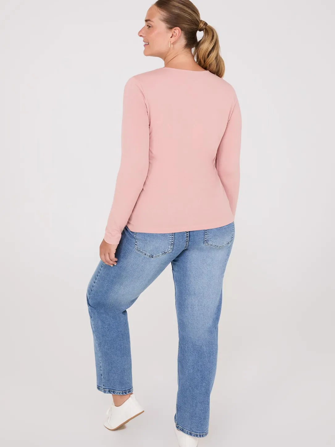 Long Sleeve Round Neck Top