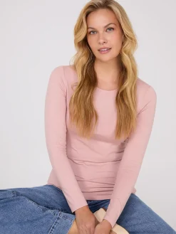 Long Sleeve Round Neck Top